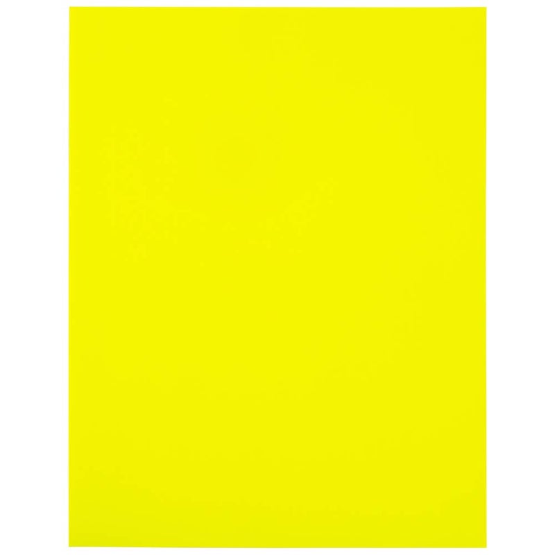 JAM PAPER Full Sheet Shipping Labels - Printable Sticker Paper - 8 1/2 x 11 - Neon Yellow - 10 Full Pages/Pack - Image 3